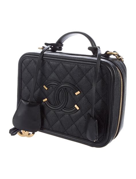 chanel filigree vanity case ootd|Chanel vanity case 2022.